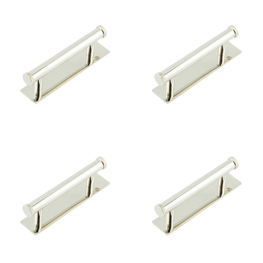 PACK Stylish 96mm Cabinet Handle with Polished Nickel Finish Kitchen Drawer Pull Handle