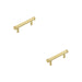 PACK Satin Brass Cabinet Handle with 96mm Centers Stylish Diamond Design Kitchen Drawer Pull Handle (1)