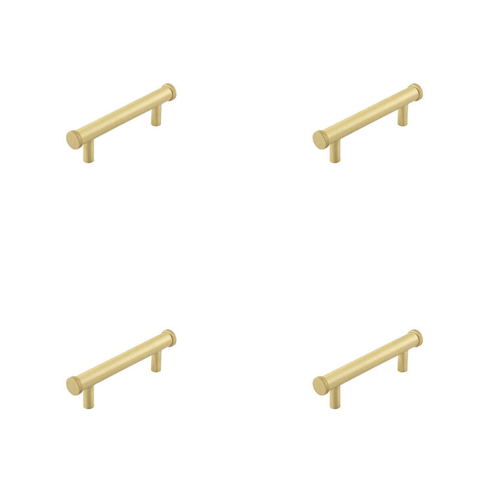 PACK Satin Brass Cabinet Handle with 96mm Centers Stylish Diamond Design Kitchen Drawer Pull Handle