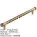 Stylish 224mm Antique Brass Cabinet Handle Modern Classic Interiors Kitchen Drawer Pull Handle-1