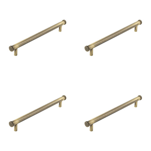 PACK Stylish 224mm Antique Brass Cabinet Handle Modern Classic Interiors Kitchen Drawer Pull Handle