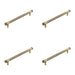 PACK Stylish 224mm Antique Brass Cabinet Handle Modern Classic Interiors Kitchen Drawer Pull Handle