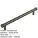 Stylish Dark Bronze Cabinet Handle with 224mm Centers Kitchen Drawer Pull Handle-1