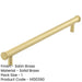 Stylish Satin Brass Cabinet Handle 224mm Knurled Diamond Design Kitchen Drawer Pull Handle-1
