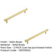 PACK Stylish Satin Brass Cabinet Handle 224mm Knurled Diamond Design Kitchen Drawer Pull Handle (1)-1