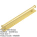 Satin Brass Cabinet Handle with 224mm Centers Stylish Durable Design Kitchen Drawer Pull Handle-1
