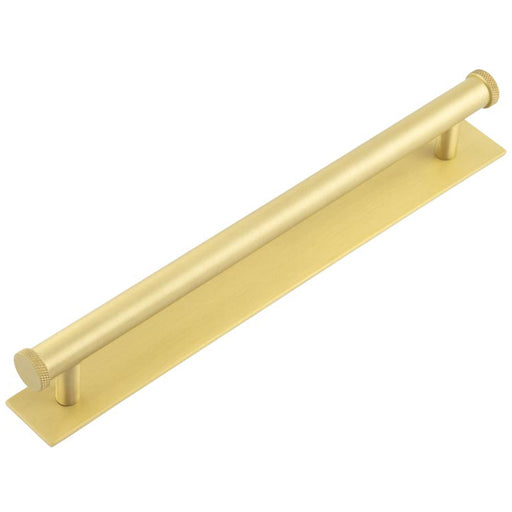Satin Brass Cabinet Handle with 224mm Centers Stylish Durable Design Kitchen Drawer Pull Handle