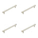 PACK Stylish Satin Nickel Cabinet Handle 224mm Ctrs Modern Homes Kitchen Drawer Pull Handle