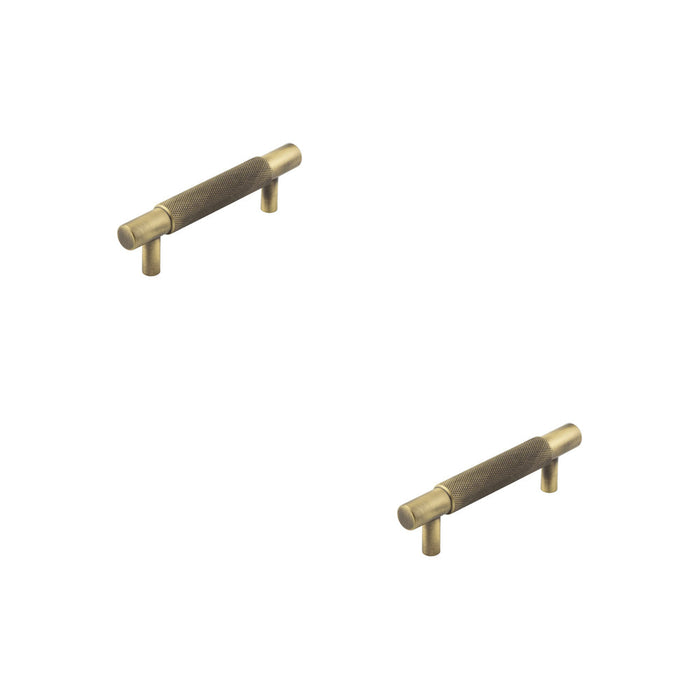 PACK Stylish 96mm Antique Brass Cabinet Handle Modern Homes Kitchen Drawer Pull Handle (1)