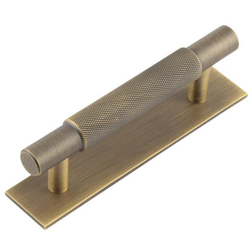 Stylish Antique Brass Cabinet Handle with 96mm Centers Kitchen Drawer Pull Handle