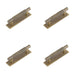 PACK Stylish Antique Brass Cabinet Handle with 96mm Centers Kitchen Drawer Pull Handle