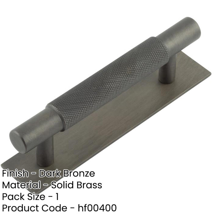 Stylish Dark Bronze Cabinet Handle with 96mm Centers Kitchen Drawer Pull Handle-1