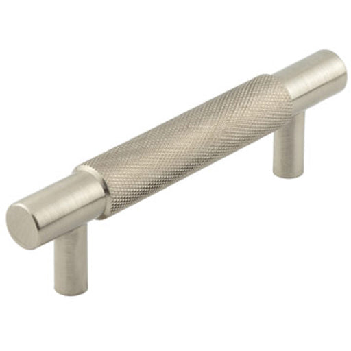 Stylish Satin Nickel Cabinet Handle 96mm Modern Interiors Kitchen Drawer Pull Handle