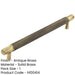 Stylish 224mm Antique Brass Cabinet Handle Modern Furniture Kitchen Drawer Pull Handle-1