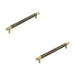 PACK Stylish 224mm Antique Brass Cabinet Handle Modern Furniture Kitchen Drawer Pull Handle (1)