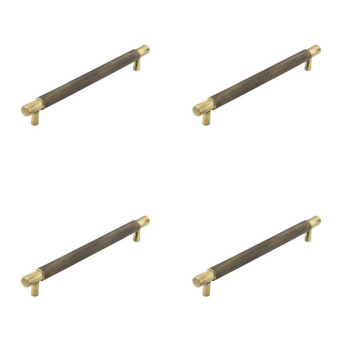 PACK Stylish 224mm Antique Brass Cabinet Handle Modern Furniture Kitchen Drawer Pull Handle