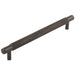 Stylish Dark Bronze Cabinet Handle 224mm Ctrs Modern Interiors Kitchen Drawer Pull Handle