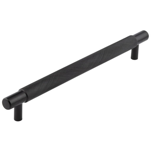 Stylish 224mm Black Cabinet Handle Modern Interiors Kitchen Drawer Pull Handle