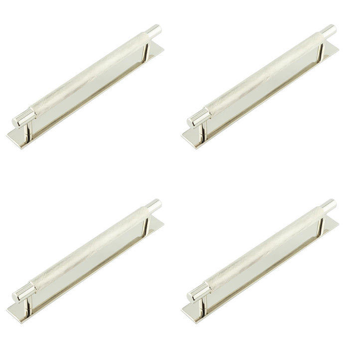 PACK Elegant Polished Nickel Cabinet Handle with 224mm Centers Kitchen Drawer Pull Handle