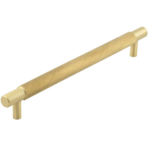 Stylish 224mm Satin Brass Cabinet Handle Modern Spaces Kitchen Drawer Pull Handle