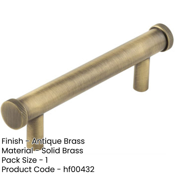 Stylish 96mm Antique Brass Cabinet Handle Modern Interiors Kitchen Drawer Pull Handle-1