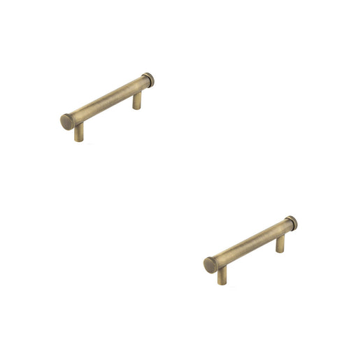 PACK Stylish 96mm Antique Brass Cabinet Handle Modern Interiors Kitchen Drawer Pull Handle (1)