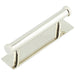 Stylish 96mm Centre Cabinet Handle with Polished Nickel Finish Kitchen Drawer Pull Handle