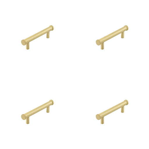 PACK Stylish 96mm Satin Brass Cabinet Handle Modern Interiors Kitchen Drawer Pull Handle