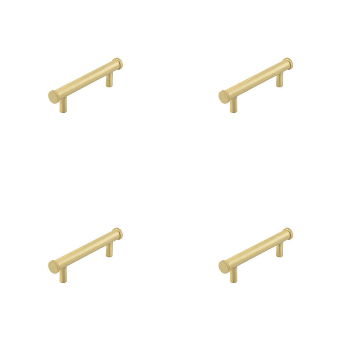 PACK Stylish 96mm Satin Brass Cabinet Handle Modern Interiors Kitchen Drawer Pull Handle