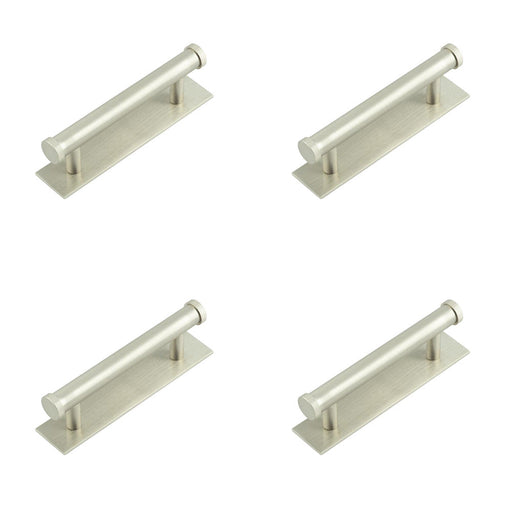 PACK Stylish Cabinet Handle 96mm Centers with Satin Nickel Finish Kitchen Drawer Pull Handle