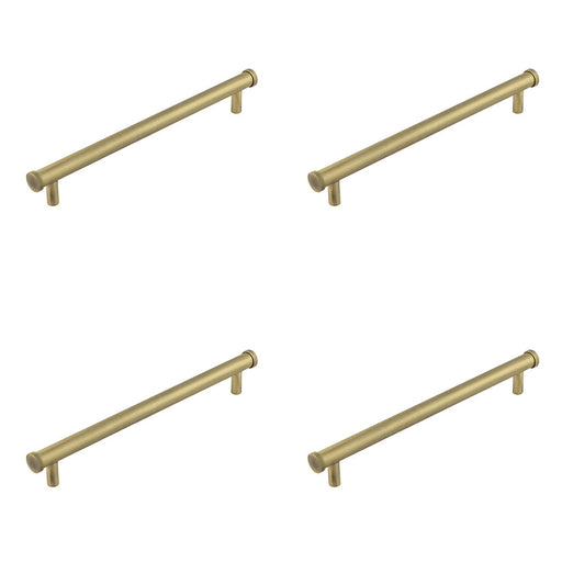 PACK Stylish Antique Brass Cabinet Handle with 224mm Center Kitchen Drawer Pull Handle