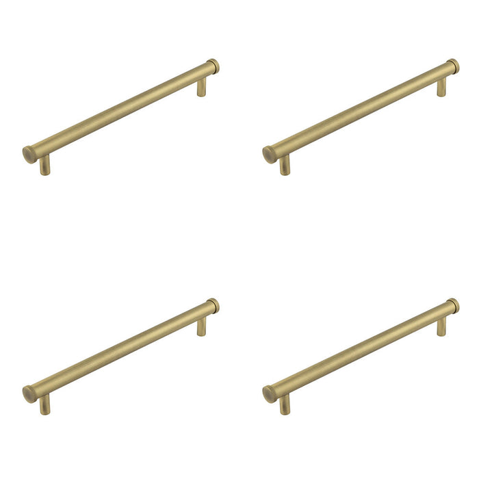 PACK Stylish Antique Brass Cabinet Handle with 224mm Center Kitchen Drawer Pull Handle