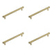 PACK Stylish Antique Brass Cabinet Handle with 224mm Center Kitchen Drawer Pull Handle