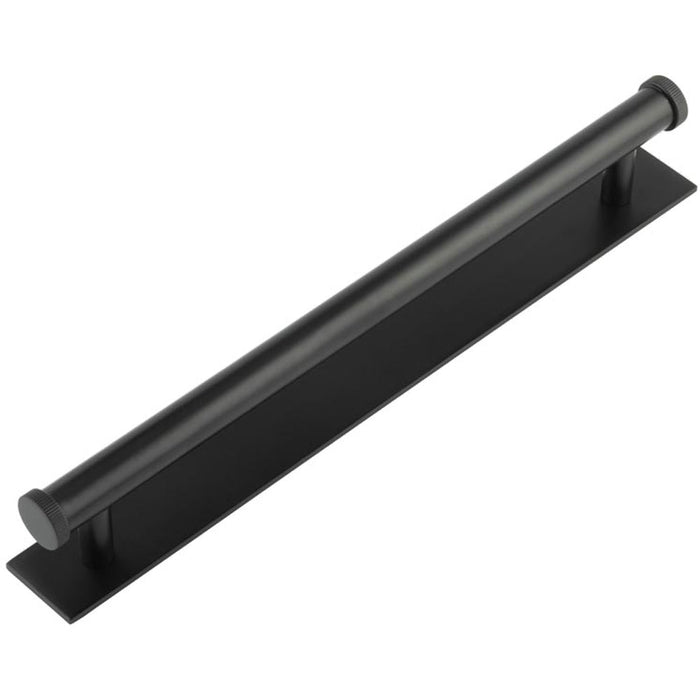 Stylish Matt Black Cabinet Handle with 224mm Centers Modern Interiors Kitchen Drawer Pull Handle