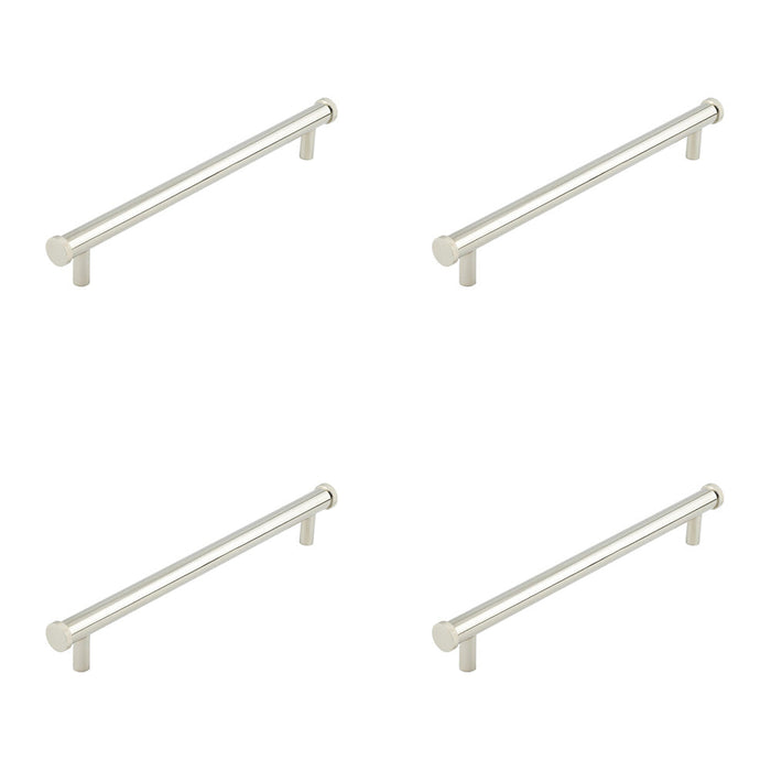 PACK Stylish 224mm Polished Nickel Cabinet Handle Modern Interiors Kitchen Drawer Pull Handle