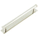 Polished Nickel Cabinet Handle with 224mm Centers Stylish Backplate Kitchen Drawer Pull Handle