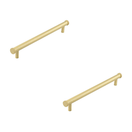 PACK Stylish Satin Brass Cabinet Handle with 224mm Center Distance Kitchen Drawer Pull Handle (1)