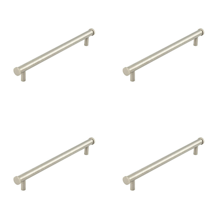 PACK Stylish Satin Nickel Cabinet Handle 224mm Ctrs Modern Interiors Kitchen Drawer Pull Handle