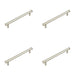 PACK Stylish Satin Nickel Cabinet Handle 224mm Ctrs Modern Interiors Kitchen Drawer Pull Handle