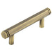 Stylish 96mm Antique Brass Cabinet Handle Modern Traditional Interiors Kitchen Drawer Pull Handle