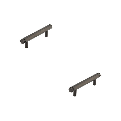 PACK Stylish 96mm Dark Bronze Cabinet Handle Modern Interiors Kitchen Drawer Pull Handle (1)