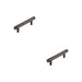 PACK Stylish 96mm Dark Bronze Cabinet Handle Modern Interiors Kitchen Drawer Pull Handle (1)