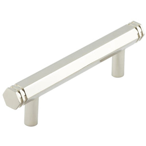 Stylish 96mm Polished Nickel Cabinet Handle Modern Interiors Kitchen Drawer Pull Handle (1)