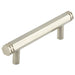 Stylish Satin Nickel Cabinet Handle with 96mm Centers Kitchen Drawer Pull Handle