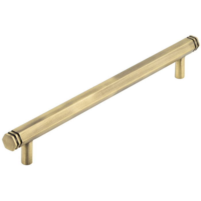 224mm Antique Brass Cabinet Handle Stylish Interiors Kitchen Drawer Pull Handle