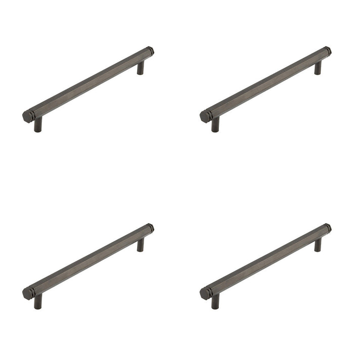 PACK Stylish 224mm Dark Bronze Cabinet Handle Modern Interiors Kitchen Drawer Pull Handle (1)