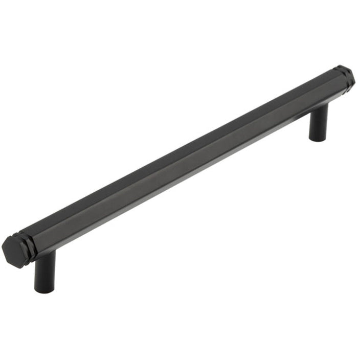 Stylish 224mm Black Cabinet Handle Modern Interiors Kitchen Drawer Pull Handle (1)