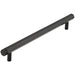 Stylish 224mm Black Cabinet Handle Modern Interiors Kitchen Drawer Pull Handle (1)