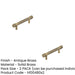 PACK Elegant Antique Brass Cabinet Handle with 96mm Centers Kitchen Drawer Pull Handle (2)-1