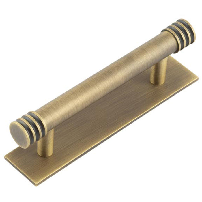 Elegant Antique Brass Cabinet Handle with 96mm Centers Kitchen Drawer Pull Handle (1)